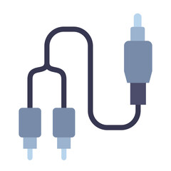 Y-Cable Vector Design Icon Style