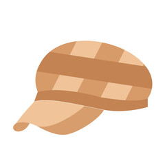 Baker Boy Hat Vector Design Icon Style