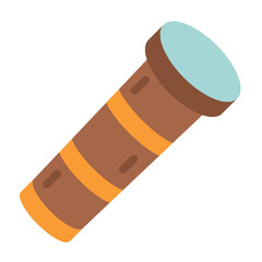 Antique Telescope Vector Design Icon Style