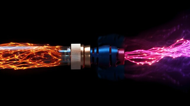 Detailed comparison of the technical differences and performance characteristics between traditional copper cable and modern fiber optic communication network connections
