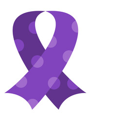Lavender Ribbon Vector Design Icon Style