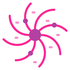 Neon Nebula Vector Design Icon Style