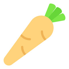 Parsnip Vector Design Icon Style