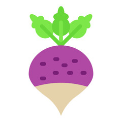 Rutabaga Vector Design Icon Style