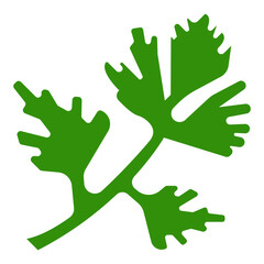 Cilantro Vector Design Icon Style
