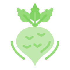 Kohlrabi Vector Design Icon Style