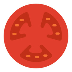 Sun-Dried Tomato Vector Design Icon Style