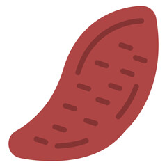 Yam Vector Design Icon Style