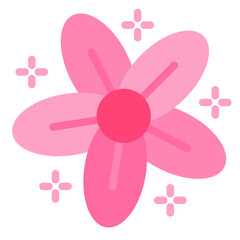Sakura Spectacle Vector Design Icon Style