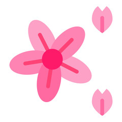 Sakura Symphony Vector Design Icon Style