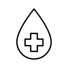 Fototapeta premium Blood Vector Icon