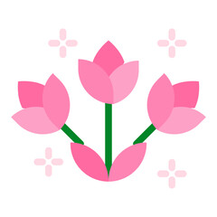 Petal Perfume Vector Design Icon Style