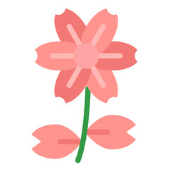 Blossom Boutique Vector Design Icon Style