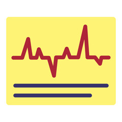 Progress Pulse Vector Design Icon Style