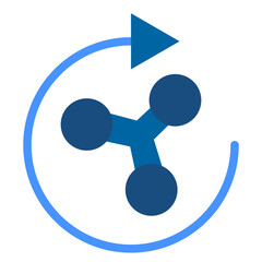 Renew Ripple Vector Design Icon Style