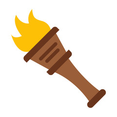 Triumph Torch Vector Design Icon Style