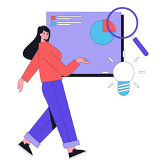 Market Research Analyst Illustration