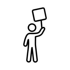 Labor Strike Vector Icon