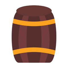 Oktoberfest Barrel Racing Vector Design Icon Style