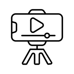 Vlog Vector Icon