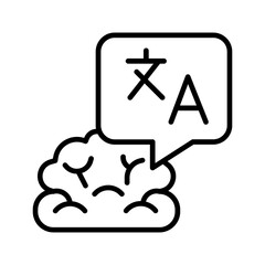 Language Skills Vector Icon