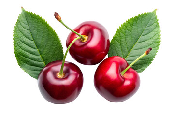f cherry on isolated on transparent background png