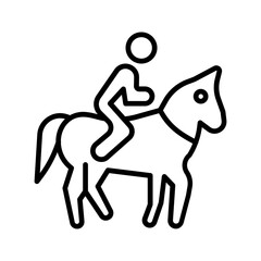 Equestrian Vector Icon