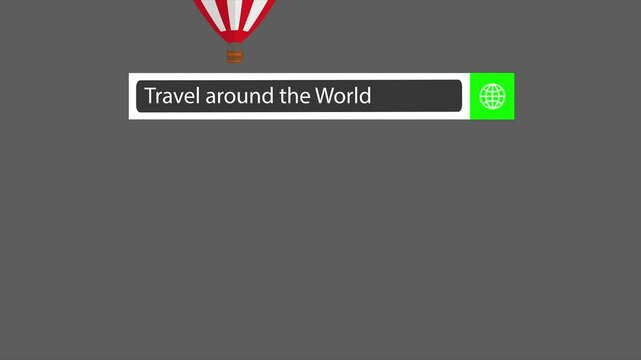 Animated Travel Title -  with & without Texts