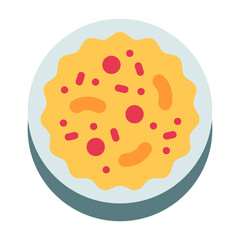 Pizzoccheri Vector Design Icon Style