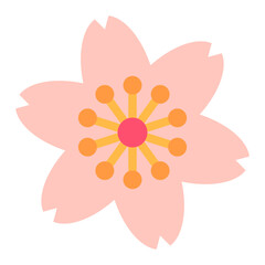 Blossom Vector Design Icon Style