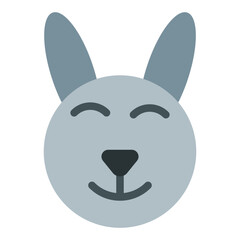 Rabbit Vector Design Icon Style