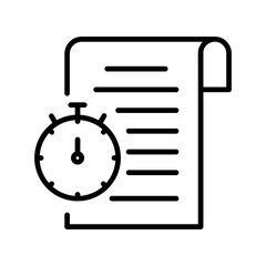 Training Plan Vector Icon