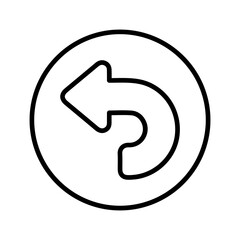 Back Button Vector Icon