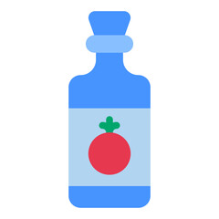 Ketchup Bottle Vector Design Icon Style