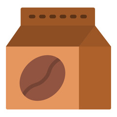 Coffee Beans Bag Vector Design Icon Style