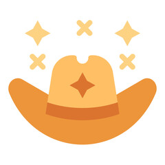 Starry Hat Vector Design Icon Style