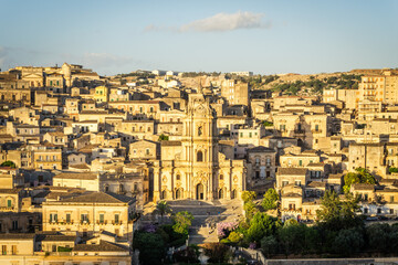 Modica, Italy (06th August 2025): Architecture of Modica in Val di Noto, southern Sicily, Italy