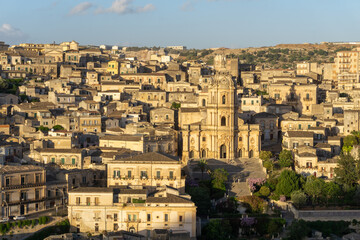 Modica, Italy (06th August 2025): Architecture of Modica in Val di Noto, southern Sicily, Italy