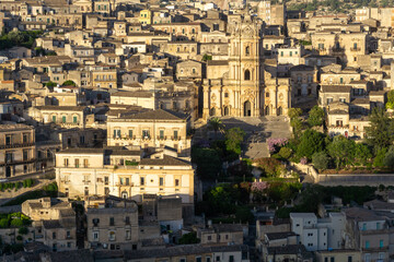 Modica, Italy (06th August 2025): Architecture of Modica in Val di Noto, southern Sicily, Italy
