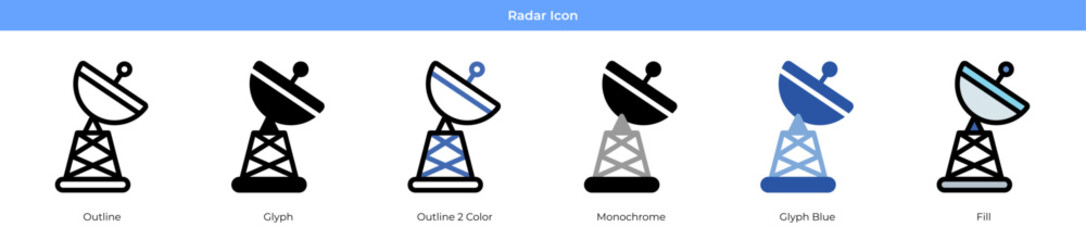 Radar Icon Set