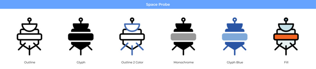 Space Probe Icon Set