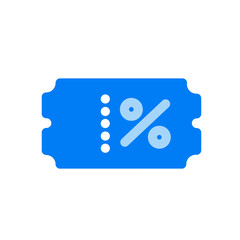 holiday ticket duo tone icon