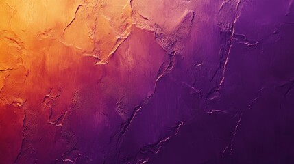 Naklejka premium Purple and Orange Textured Design, Abstract Colorful Background, Unique Wall Art, Modern Artwork, Bold and Vibrant Colors