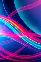 AI generative. Abstract Gradient Wave Background &ndash; Flowing Curve Line Design. 7
