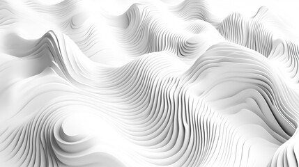 Abstract white background with curved lines and waves, a vector presentation design template for your project or graphic design.