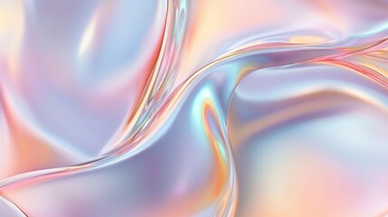 Abstract shape wallpaper iridescent colorful pattern.