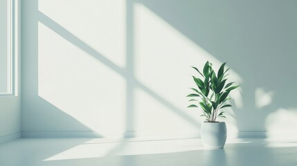Minimalist Living Room Soft Light  Clean Lines 2