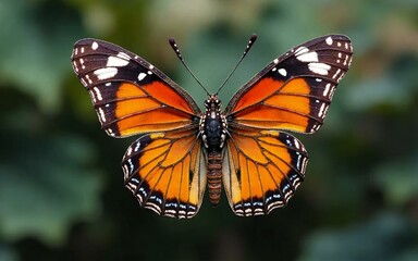 Fototapeta premium butterfly on black background