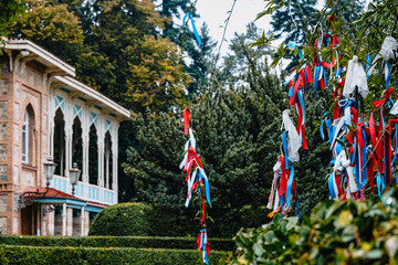 View of Tsinandali estate, Chavchavadze poet's palace in Kakheti, Georgia