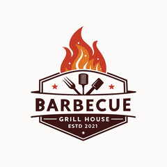 BBQ logos, Barbecue logos, Grills logos, 